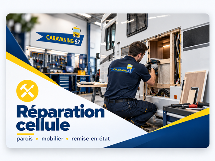 Réparation de cellule camping-car